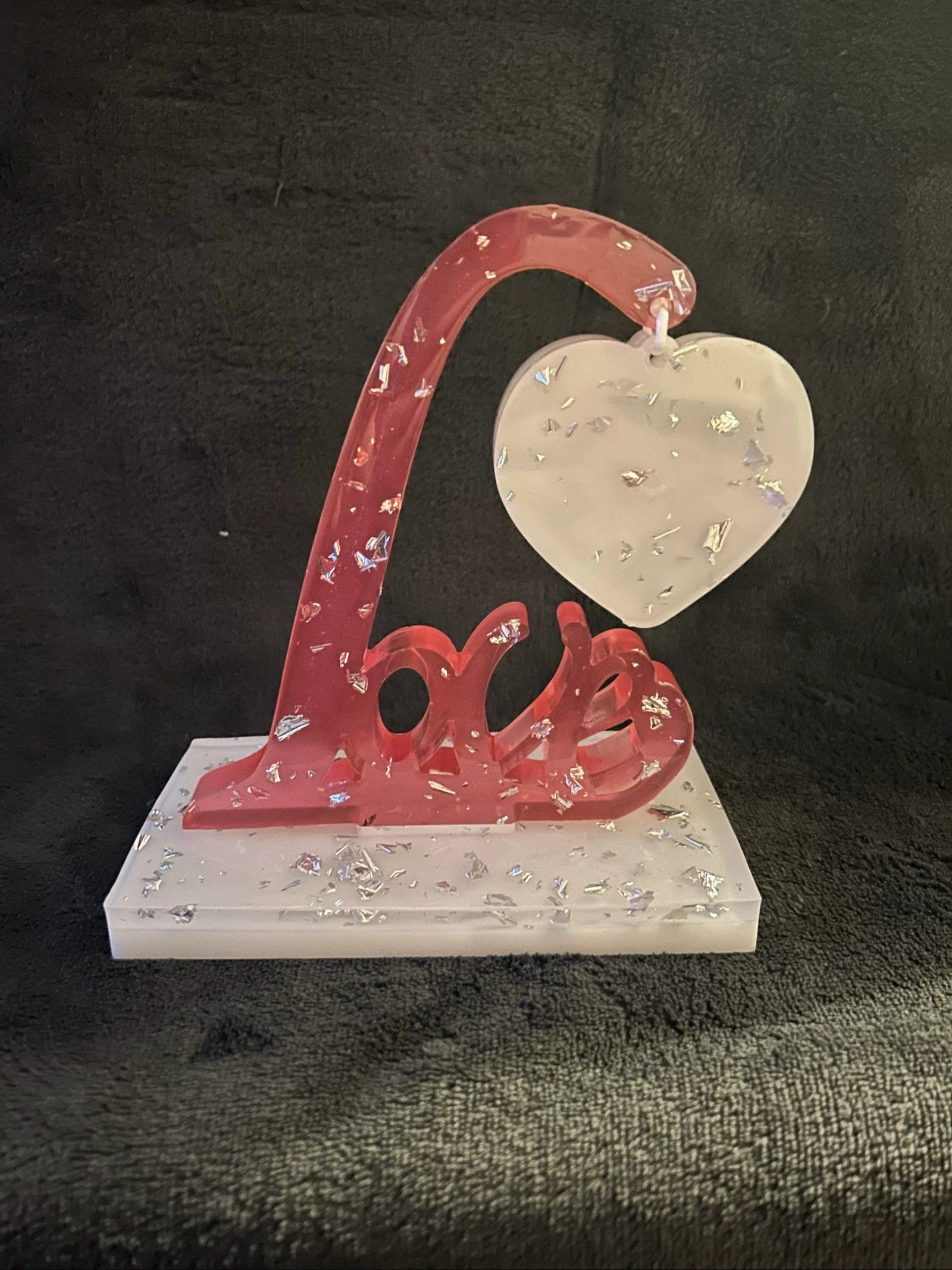 Decoratie "Love" van hars – Handgemaakt ✨ – photo 2